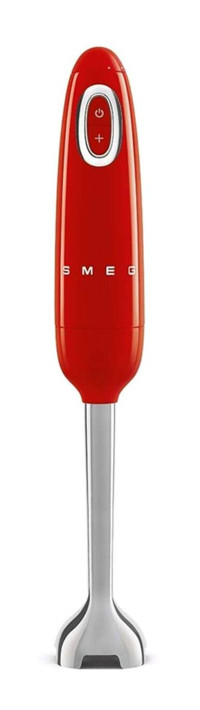 Smeg HBF11RDEU Turbo Fonksiyonlu Çift Bıçaklı Tekli Mini El Blender Kırmızı