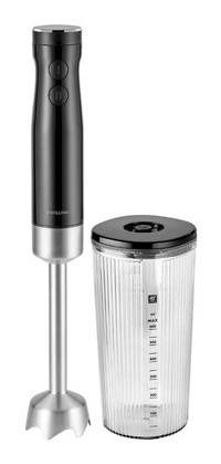 Zwilling Enfinigy ZW-531049010 600 ml Plastik Turbo Fonksiyonlu Çift Bıçaklı Tekli Mini El Blender Siyah