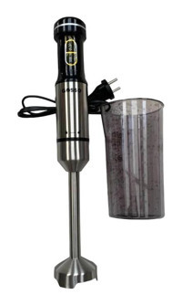 Gosso GG-2401 1000 ml Plastik Turbo Fonksiyonlu Çift Bıçaklı İkili Büyük El Blender Gri