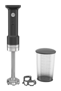 Kitchenaid 5KHBRV00BM 700 ml Cam Turbo Fonksiyonlu 4 Bıçaklı Tekli Büyük El Blender Siyah