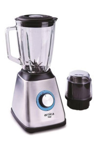 Arnica 39010 Vega Lüx 1000 ml Cam Buz Kırıcılı Turbo Fonksiyonlu 4 Bıçaklı Tekli Büyük Sürahili Blender Gri
