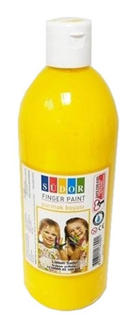 Südor Yıkanabilir 500 ml Limon Sarısı Parmak Boyası