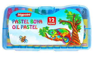 Bigpoint 12'li Kalem-Yağlı Pastel Boya