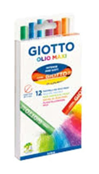 Giotto Hang Tab Box 12'li Kalem-Yağlı Pastel Boya
