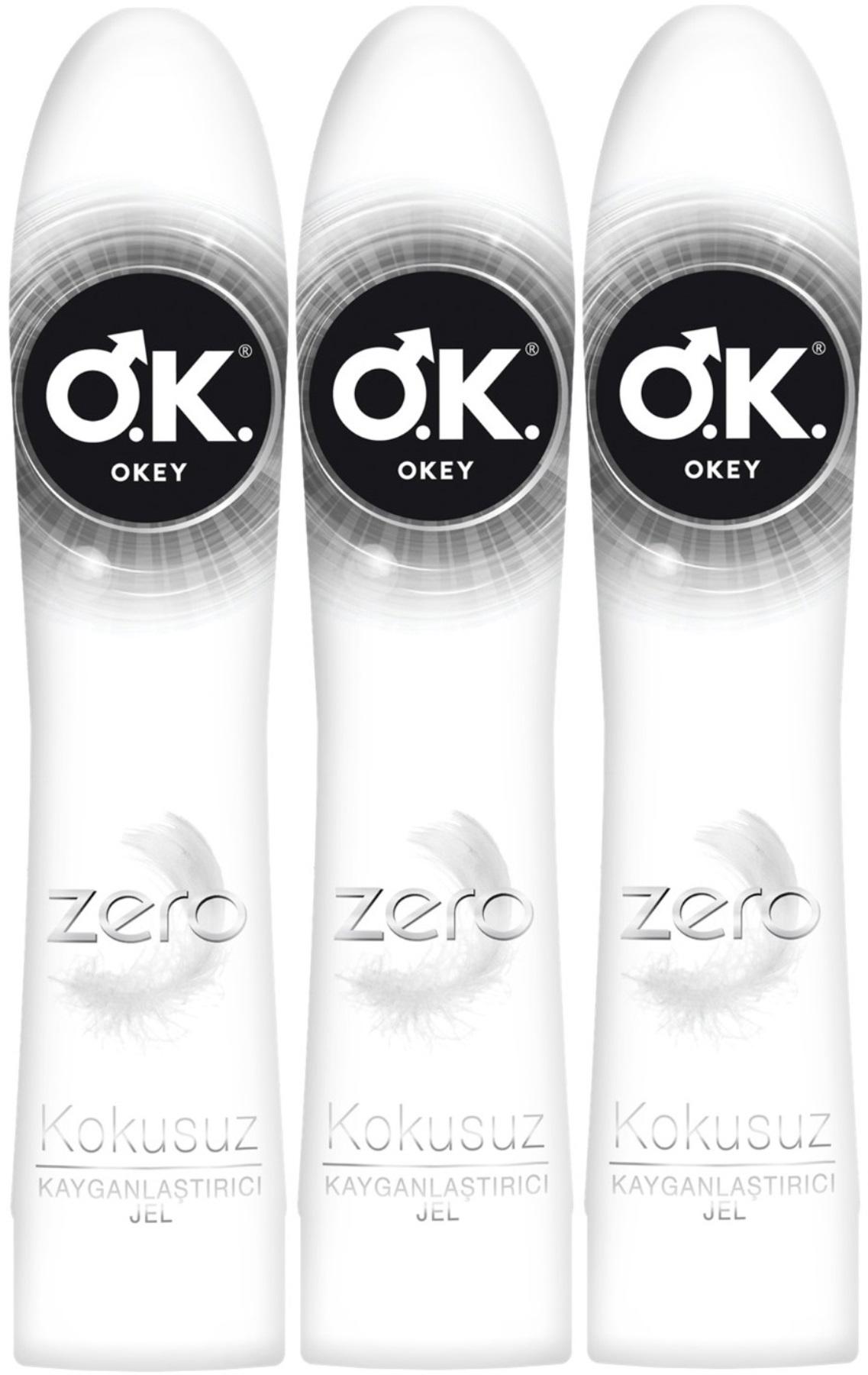 Okey Zero Sade Kayganlaştırıcı Jel 3x100 ml
