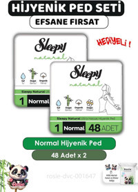 Sleepy Natural Ultra Hassas İnce 48'li Hijyenik Ped 2 Adet