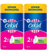 Orkid Ultra Extra İnce 22'li Hijyenik Ped 2 Adet