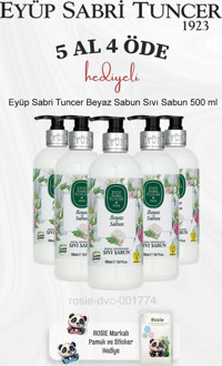 Eyüp Sabri Tuncer Beyaz Sabun 5'li Sıvı Sabun 500 ml
