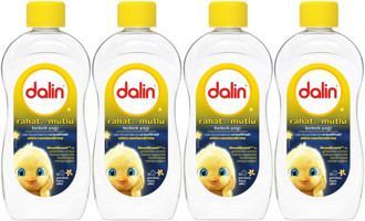 Dalin Organik Vanilyalı Hipoalerjenik Bebek Masaj Yağı 4x300 ml