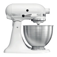 Kitchenaid Classic 5K45SSEWH Metal 275 W 4.3 lt Standlı Hamur Yoğurma ve Mutfak Şefi Beyaz