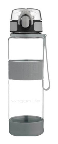 Uzspace 6005 Clever Trian Gri Plastik Okul Çocuk Suluk 350 ml
