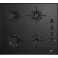 Beko BOCD T 6011 ES Cam 4 Gözlü Siyah Doğalgazlı Ankastre Ocak