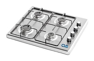 Cvs DN 464 Metal 4 Gözlü Gri Doğalgazlı Set Üstü Ocak