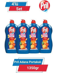 Pril Adana Portakalı Kokulu Sıvı El Bulaşık Deterjanı 4x1.35 lt