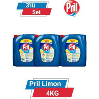 Pril Limon Kokulu Sıvı El Bulaşık Deterjanı 3x4 kg