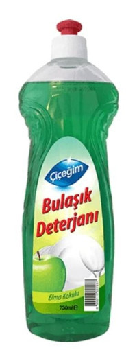 Çiçeğim Elma Kokulu Sıvı El Bulaşık Deterjanı 750 ml