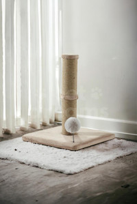 Pet Dreams Katre Lüks 56 cm Kedi Tırmalama Direği Kahverengi