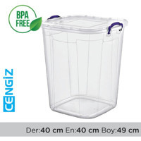 Royaleks Group 2'li Dikdörtgen Plastik Saklama Kabı 15 lt