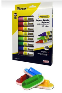 Brons Whiteboard Set Doldurulabilir Silgili Silinebilir Çok Renkli Tahta Kalemi