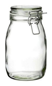 Ikea Korken 2'li Yuvarlak Cam Saklama Kabı 1.8 lt