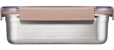 Lockn Lock Dikdörtgen Çelik Saklama Kabı 1 lt