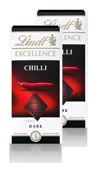 Lindt Excellence Chilli Biberli Kakaolu Çikolata 100 gr 2'li
