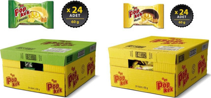 Eti Popkek Limon-Muz Kek 48x60 gr