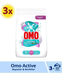 Omo Active Renkliler ve Beyazlar İçin Toz Deterjan 7.5x3 kg