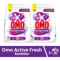 Omo Active Fresh Renkliler İçin Toz Deterjan 5.5x2
