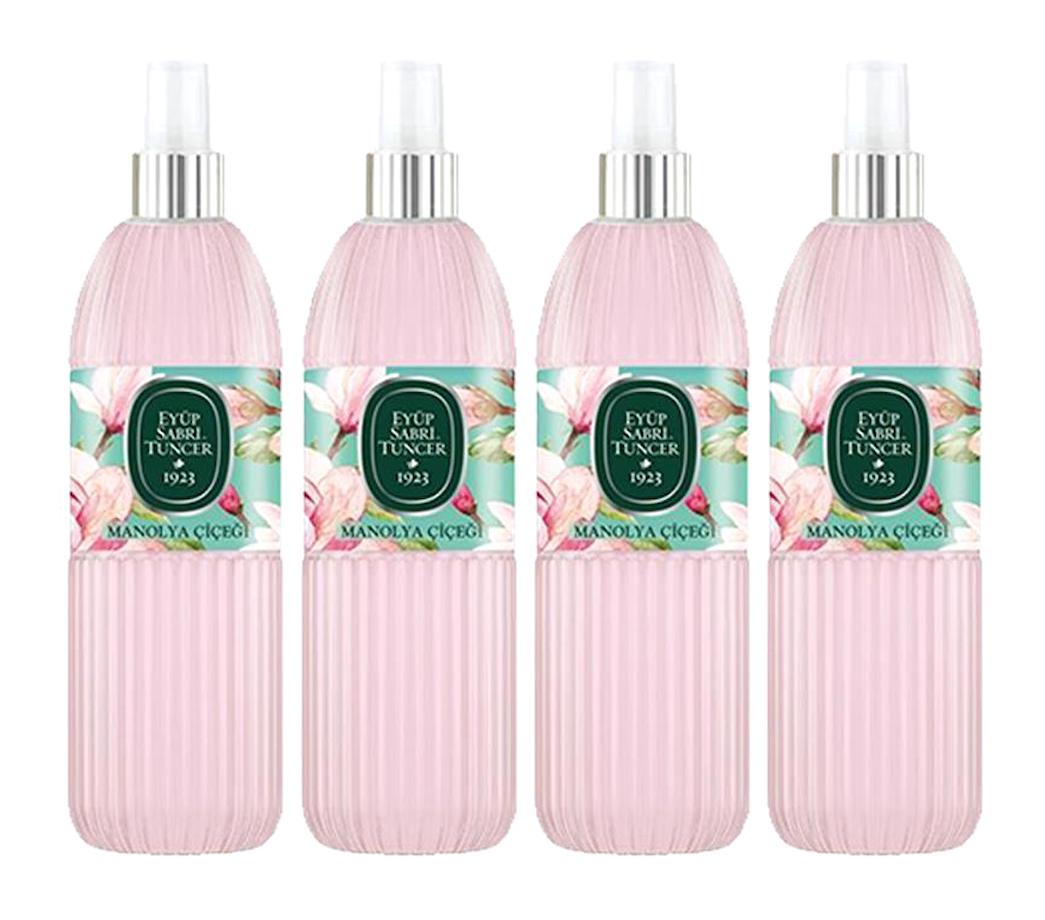 Eyüp Sabri Tuncer Manolya Çiçeği Sprey Pet Şişe Kolonya 4x150 ml