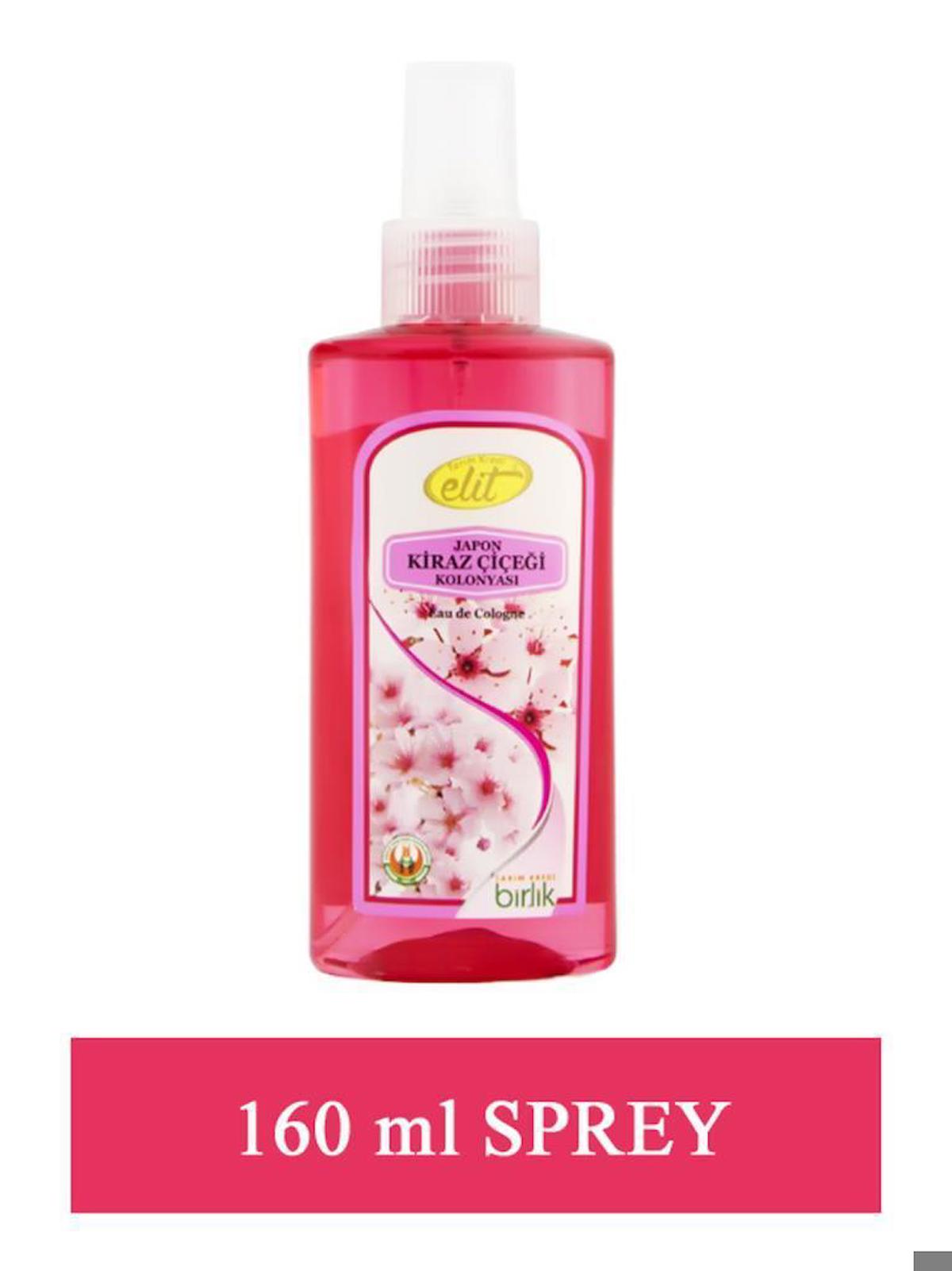 Elit Kiraz Çiçeği Sprey Pet Şişe Kolonya 160 ml