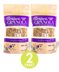 Mom's Natural Foods Glutensiz İncirli-Cevizli Granola 2x300 gr