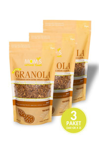 Mom's Natural Foods Yer Fıstıklı Granola 3x360 gr