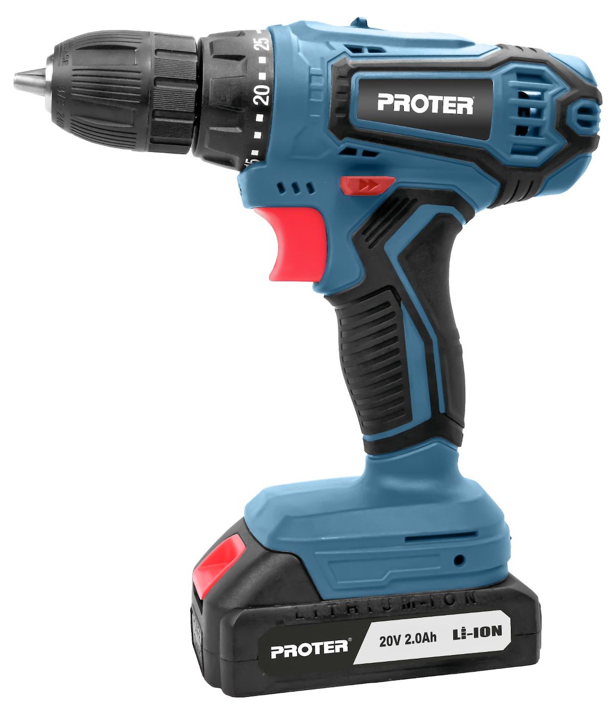 Proter PST 920 SP 20 V 2 Ah Çift Akülü Akülü Vidalama Makinesi