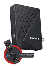 Elenberg EB-2023 512 MB Dahili İnternetli Mini Çanaklı-Çanaksız Full HD Uydu Alıcısı