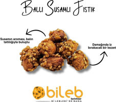 Bileb Serinhisar Kabuksuz Soslu Tuzsuz Kavrulmuş Yer Fıstığı 400 gr