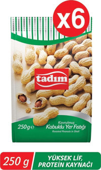 Tadım Kabuklu Tuzlu Kavrulmuş Yer Fıstığı 1.5 kg