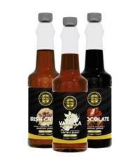 By Tüfekçi Vanilya-Çikolata-Irısh Cream Kahve Şurubu 3x750 ml