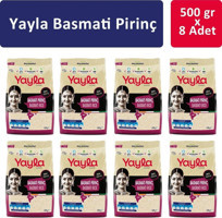 Yayla Basmati Beyaz Pirinç 8×500 kg