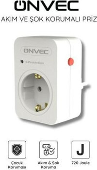 Onvec Basic Tekli Soket Usb'li Kablosuz Tekli Akım Korumalı Priz