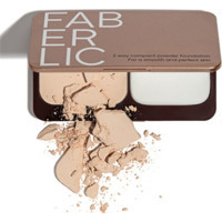 Faberlic Glam Team Wet & Dry Doğal Bej Kompakt Pudra