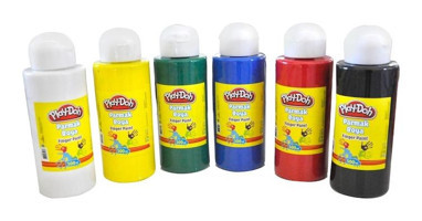 Play-Doh Yıkanabilir 30 ml 6'lı Turuncu Parmak Boyası