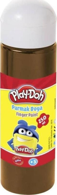 Play-Doh 250 ml Tekli Kahverengi Parmak Boyası