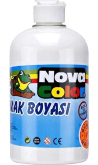 Nova Color 500 gr Tekli Beyaz Parmak Boyası
