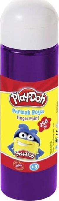 Play-Doh Yıkanabilir 250 ml Tekli Mor Parmak Boyası