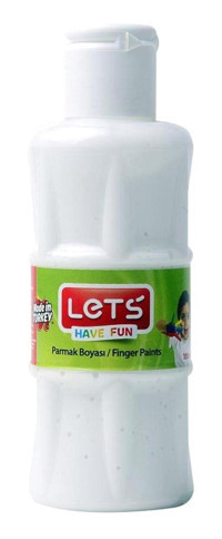 Let's L 5651 Yıkanabilir 100 ml Tekli Beyaz Parmak Boyası