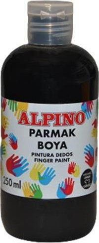 Alpino Yıkanabilir 250 ml Tekli Siyah Parmak Boyası