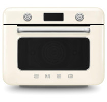 Smeg 50’s Style Izgaralı Dijital Retro Fanlı Mini Fırın Krem