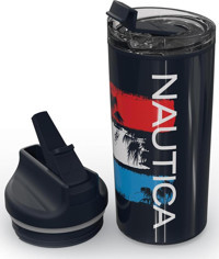 Nautica Sport Akrilik 950 ml Pipetli Outdoor Matara Termos Navy Sunset
