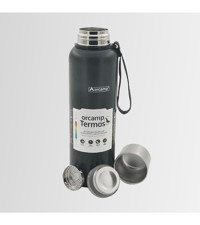 Xsay Kamp Paslanmaz Çelik 1.5 lt Outdoor Termos Termos Siyah